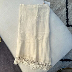 NWT Savannah Morrow Asymmetric Fringe Skirt